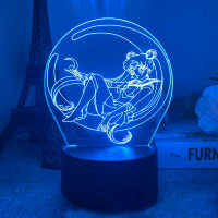 Sailor moon 3D light lamps