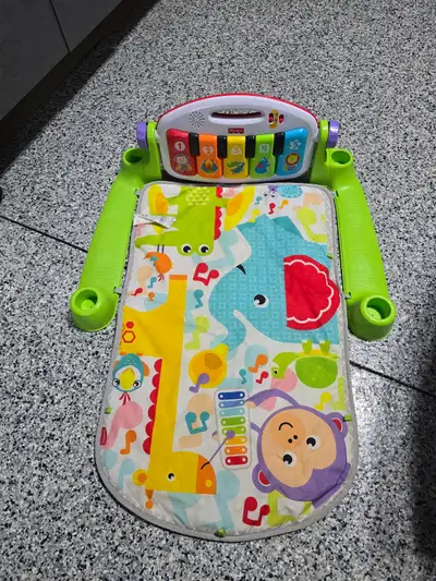 Fisher-Price Baby Playmat Deluxe Kick & Play Piano Gym, View more