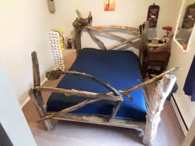 Handcrafted Queen Bed Set, View more