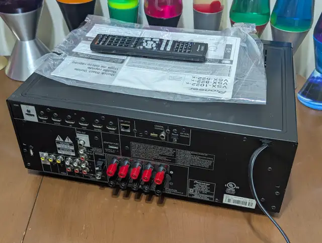 Stereo Receiver Pioneer VSX-822-K 5.1 Channel HDMI With Remote in Stereo Systems & Home Theatre in Red Deer - Image 8