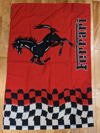 Ferrari racing flag banner
