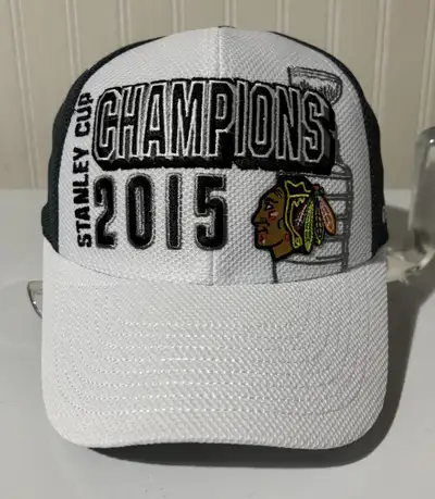 BRAND NEW Chicago Blackhawks 2015 Stanley Cup Champions Cap, View more