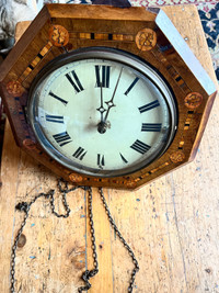 Antique 19th Century (German?) Wall Clock