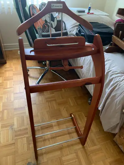 Smartek solid wood clothing and suit rack, View more