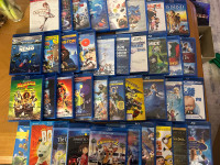 Lot of 31 Animation/Family Blue-ray DVDs
