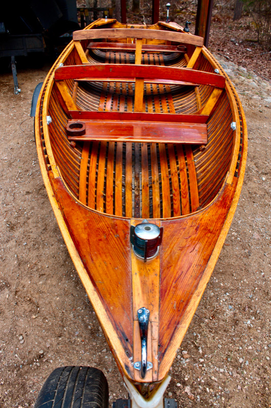 Cedar Strip Boat and Heavy Duty Trailer for Sale. in Powerboats & Motorboats in Pembroke