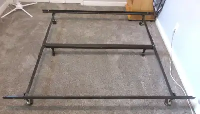 Metal Queen/King Black Bed Frame., View more