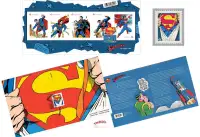 2013 SUPERMAN 75th. Anniversary Stamp Set of 3 Canada Post