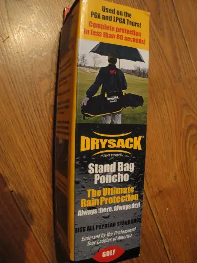 Drysack Standup Golf Bag Rain Cover NEW, Voir plus