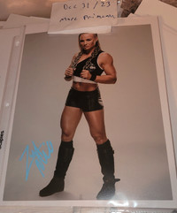 Ivy Nile signed 8x10 picture WWE NXT Wrestling Lutte