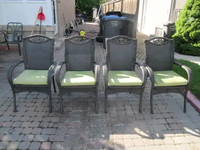 Andrew Richards Design Aluminum Frame Wicker Style Chairs USA, View more