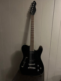 Tele style thinline electric guitar 