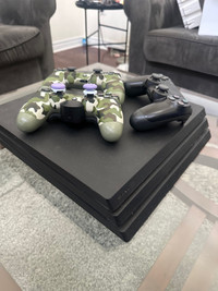 PS4 Pro 1 TB with 3 controllers 