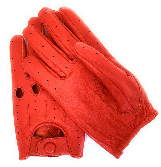 Men's Genuine Leather Handmade Driving Gloves with Knuckle Holes in Men's in Oshawa / Durham Region - Image 3