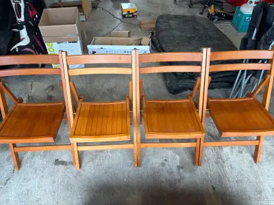  Wooden folding chairs, View more