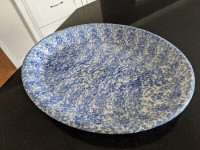 Blue And White-Ceramic Platter-Brand New