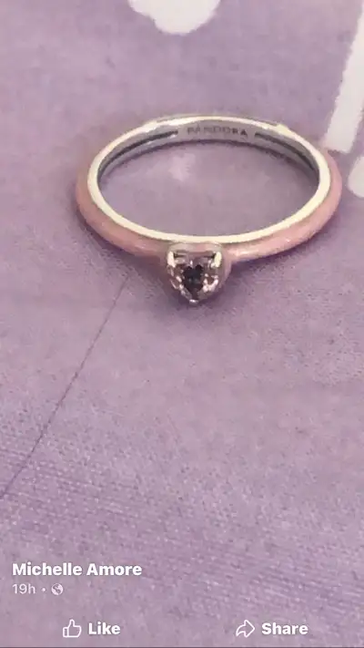 $15 ONLY-PANDORA HEART RING( size 7) WITH FREE SHIPPING ADDED!, View more
