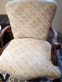 Single French Provincial Accent Armchair