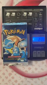 Shadowless Booster Pack Base Set Pokemon Cards