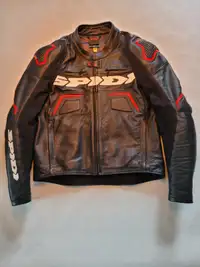 Manteau de moto en cuir de la marque SPIDI