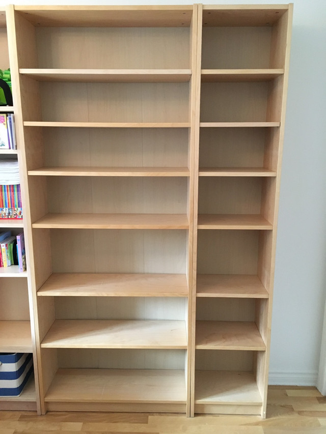 Ikea Billy bookcase birch veneer bibliothèque bouleau Bibliothèques