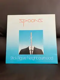 SPOONS Stick Figure Neighbourhood vinyl record LP