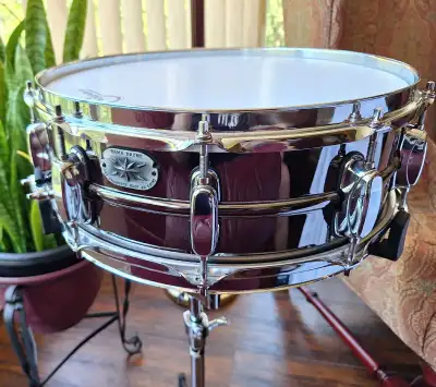 Classic Tama snare drum., View more