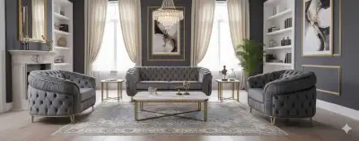 High Quality Luxury 1+2+3 Seater sofa set ~ COD, View more