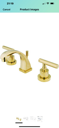 Kingston Brass Mini Widespread Brass Faucet