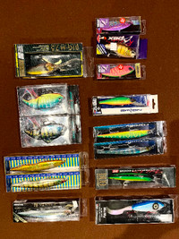 Fishing lures for sale (new) for pike, musky, bass etc