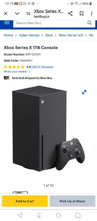 Wanting to buy an Xbox series X.