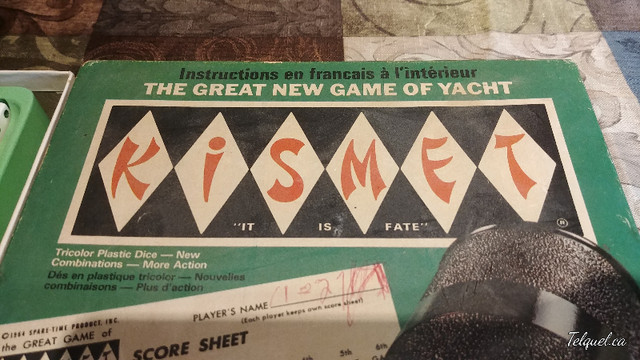Kismet le grand jeu de yacht – 1970 dans Jouets et jeux  à Longueuil/Rive Sud