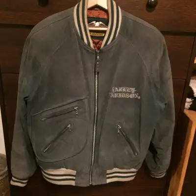 Genuine Harley Davidson suede jacket., View more