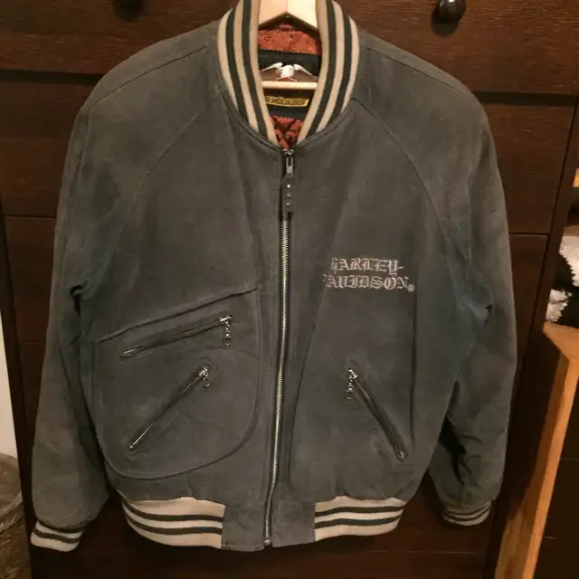 Genuine Harley Davidson suede jacket. in Men's in Mississauga / Peel Region - Image 2