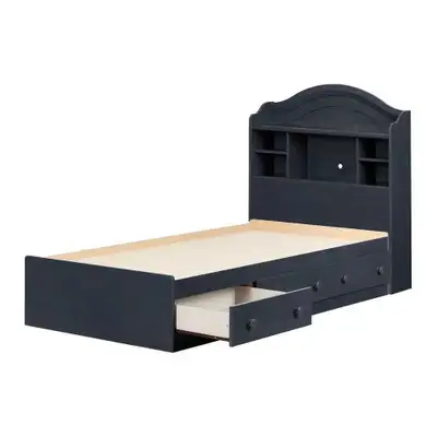 Lit Simple Enfant brun / Kid Twin Bed brown, View more