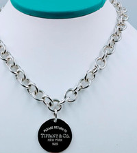authentic Tiffany and Co. silver necklace