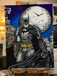 Batman painting