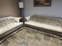 Antique couch and loveseat 