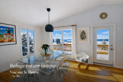 Le Bic House - River & Islands Views - Relaxing Nature Escape, View more