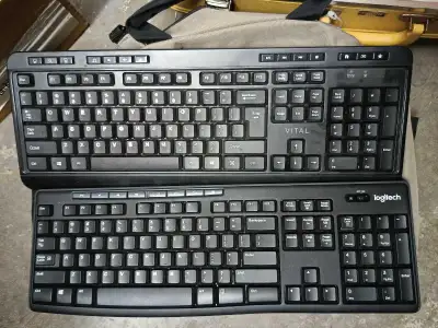 wired & wireless keyboard, View more