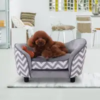 PawHut Pet Soft Warm Sofa Elevated Dog Puppy Sleeping Bed 