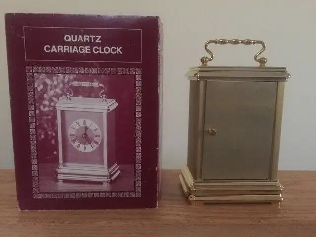 QUARTZ CARRIAGE CLOCK - BRAND NEW62854391753346121