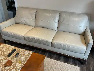 Leather couch, View more
