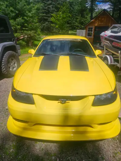 MUSTANG GT 2002!! 64000 MILES VGA MONTÉ COBRA ACHETÉ COMME ÇA EN 2023! JAMAIS EU DE PROBLEME!! INTER...