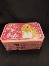 Plastic Barbie Musical Jewelry Box