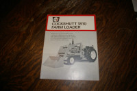 Cockshutt 1810 Farm Loader for Tractor   Brochure 1969