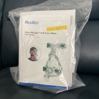 New - in sealed bag - CPAP Full face mask with head strap
