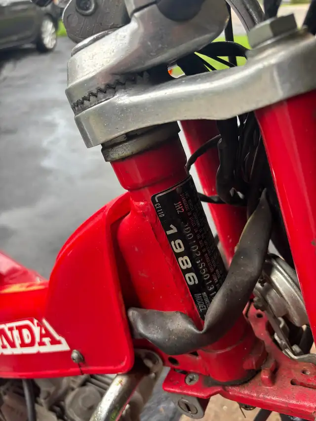 1986 Honda Trail 110 with a CLEAR OWNERSHIP in Dirt Bikes & Motocross in Sault Ste. Marie - Image 9