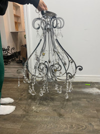 Glass chandelier 