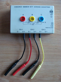 Hioki 9264-01 3P3W Wiring Adapter -Delta- Adaptateur de cablage
